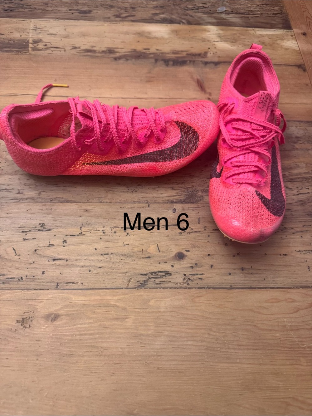 Nike Hot Pink Men's Nike Superfly Elite Running Spikes
